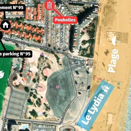 à 100m De La - Terrasse&parking Privé Le Barcarès