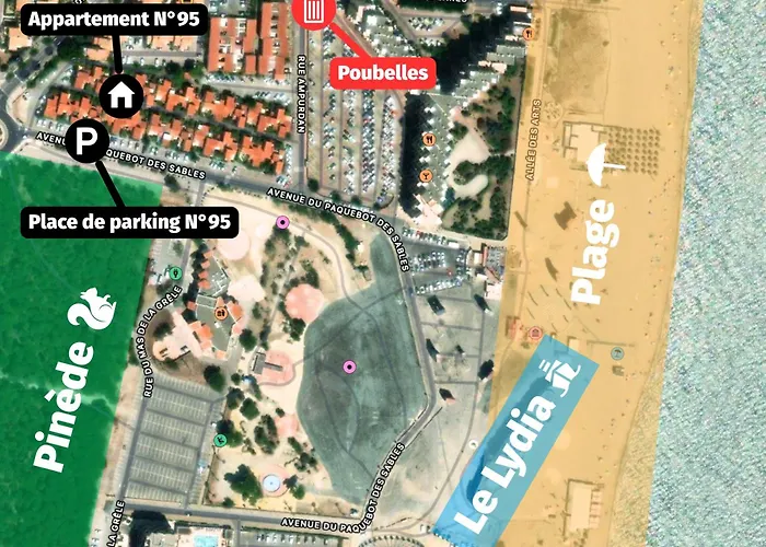 A 100m De La - Terrasse & Parking Prive Le Barcarès